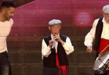 Un vecino de Fuenterrebollo de 93 años participa con su dulzaina en Got Talent