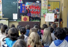 Alumnos de infantil y primaria de Segovia se empapan de la cultura japonesa