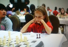 Valentina Plamenova al Europeo sub 8 de ajedrez