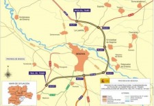Fomento restringe mañana el tráfico por las obras de duplicación de la carretera de circunvalación de Segovia (SG-20)